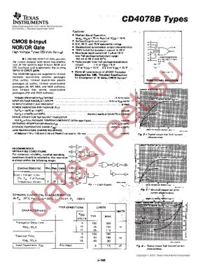 CD4078BPW datasheet  